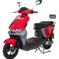 Bicicleta Elétrica Scooter WeHawk Max 3.0 Vermelha — 1000W de Potência, 2 Lugares e Sem CNH!